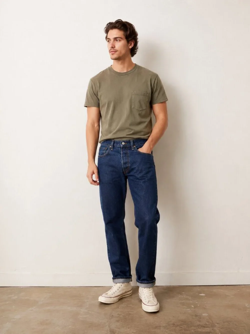 Levi's 501 Original Fit Button Fly Dark Wash Jeans W32 L30